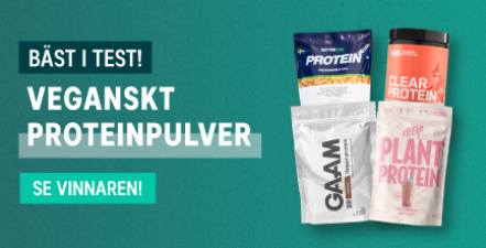 Veganskt proteinpulver bäst i test 2025: Vi jämför 4 populära sorter